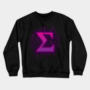 Greek Sigma - Pinky Purple Crewneck Sweatshirt